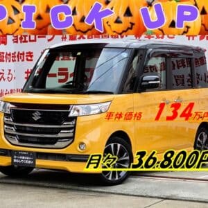 SPACIA CUSTOM　スペーシアカスタムZ　ターボ　デュアルカメラブレーキサポート・ユーティリティパッケージ装着車【総合評価優良車】　