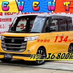 SPACIA CUSTOM　スペーシアカスタムZ　ターボ　デュアルカメラブレーキサポート・ユーティリティパッケージ装着車【総合評価優良車】　