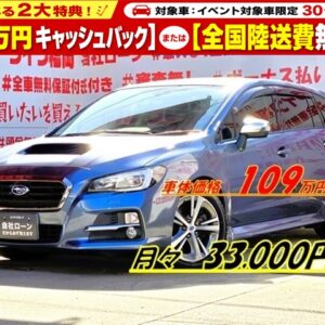 LEVORG レヴォーグ 1.6GT-S アイサイト 【4WD】【ターボ】【車検2年付】