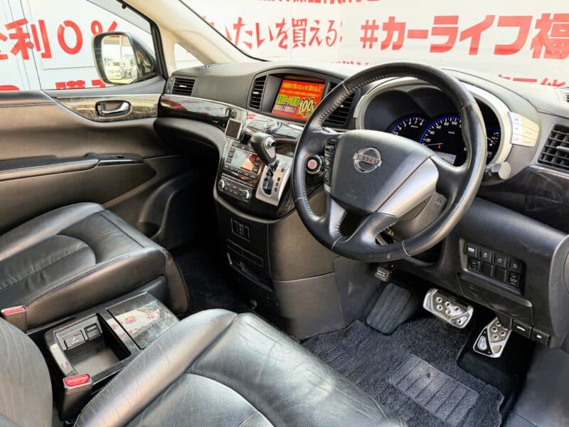 ELGRAND エルグランド ライダー 黒本革シート仕様マニュアルシート【特別仕様車】【カスタム】