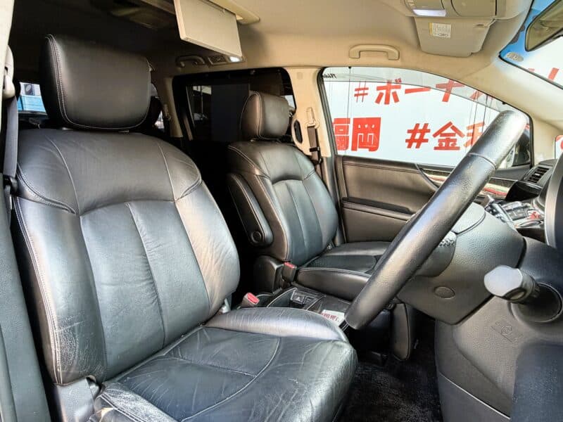 ELGRAND エルグランド ライダー 黒本革シート仕様マニュアルシート【特別仕様車】【カスタム】