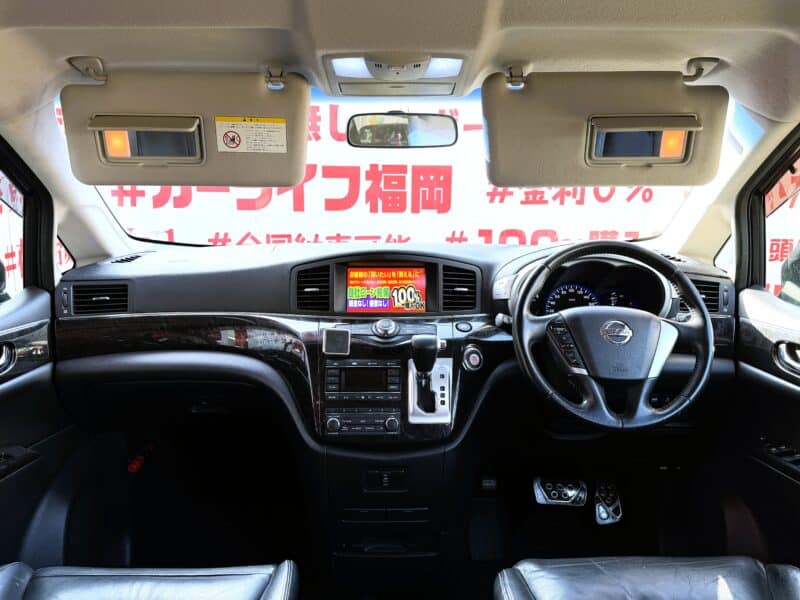 ELGRAND エルグランド ライダー 黒本革シート仕様マニュアルシート【特別仕様車】【カスタム】