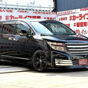 ELGRAND エルグランド　ライダー　黒本革シート仕様マニュアルシート【特別仕様車】【カスタム】