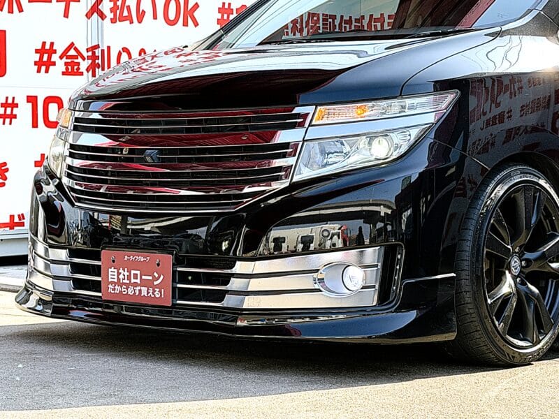ELGRAND エルグランド ライダー 黒本革シート仕様マニュアルシート【特別仕様車】【カスタム】