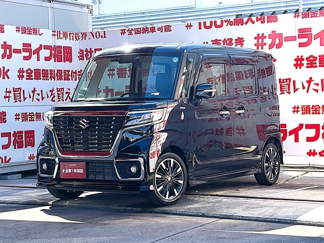 SPACIA CUSTOM　スペーシアカスタム　ハイブリッドXS【車検２年付】【１年保証】