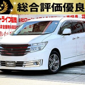 ELGRAND エルグランド　ライダー　白本革シート仕様マニュアルシート【総合評価優良車】【特別仕様車】