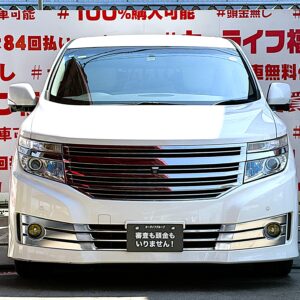 ELGRAND エルグランド　ライダー　白本革シート仕様マニュアルシート【総合評価優良車】【特別仕様車】