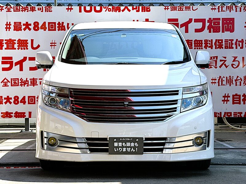 ELGRAND エルグランド ライダー 白本革シート仕様マニュアルシート【総合評価優良車】【特別仕様車】