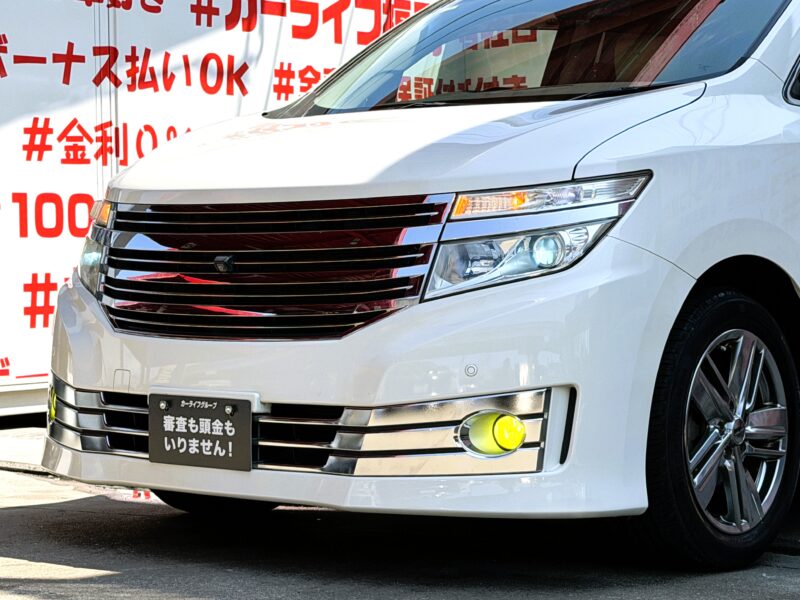 ELGRAND エルグランド ライダー 白本革シート仕様マニュアルシート【総合評価優良車】【特別仕様車】