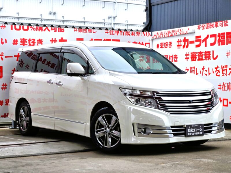 ELGRAND エルグランド ライダー 黒本革シート仕様マニュアルシート【特別仕様車】