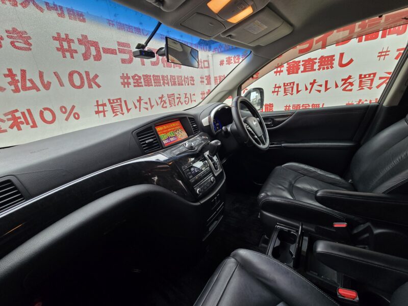 ELGRAND エルグランド ライダー 黒本革シート仕様マニュアルシート【特別仕様車】