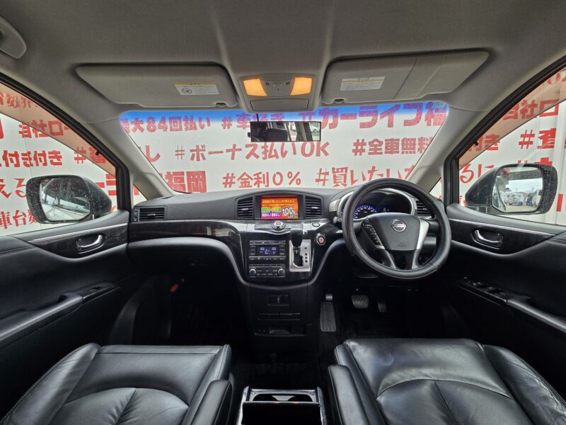 ELGRAND エルグランド ライダー 黒本革シート仕様マニュアルシート【特別仕様車】