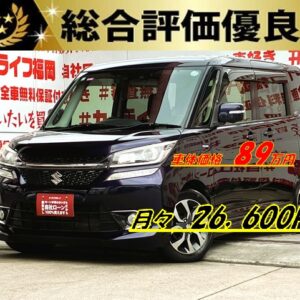 SOLIOBANDIT ソリオバンディット　ハイブリッドMV：デュアルカメラブレーキサポート装着車【総合評価優良車】【車検２年付】