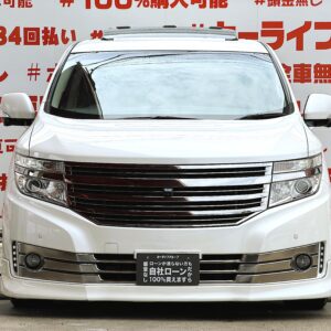 ELGRAND　エルグランド　ライダー ブラックライン 黒本革シート仕様マニュアルシート【特別仕様車】【カスタム】【車検２年付】