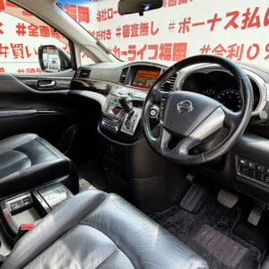 ELGRAND　エルグランド　ライダー ブラックライン 黒本革シート仕様マニュアルシート【特別仕様車】【カスタム】【車検２年付】