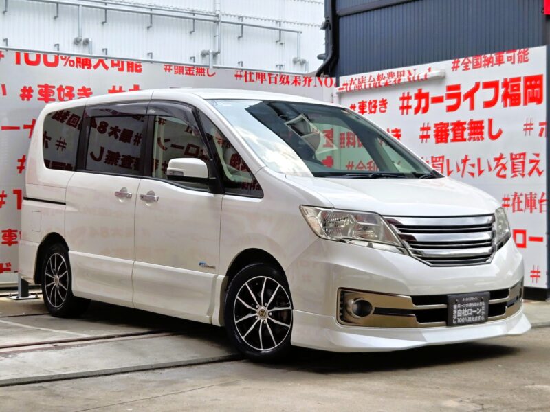 SERENA セレナ ライダー ブラックライン S-HYBRID 【総合評価優良車】【特別仕様車】【車検2年付】
