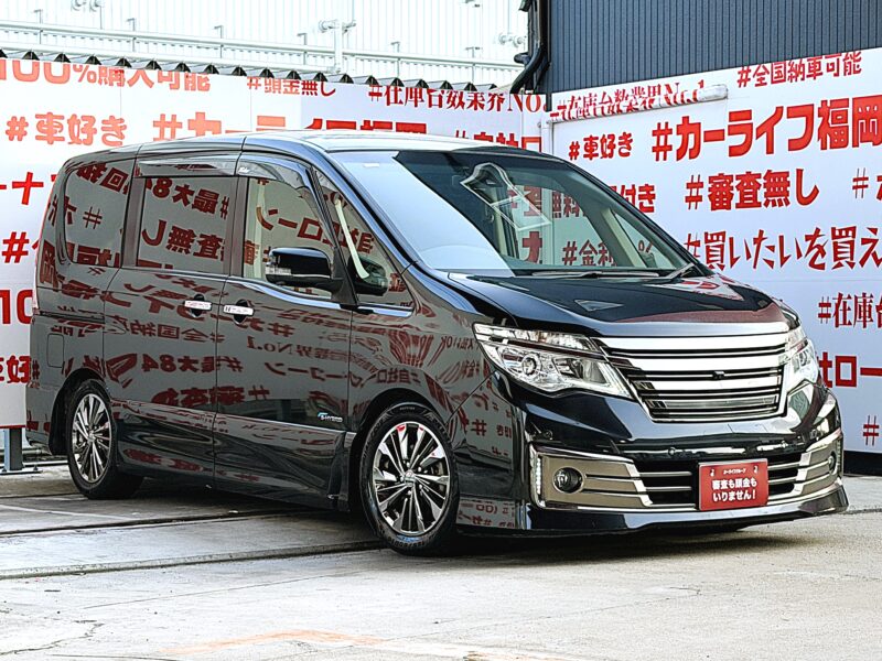 SERENA セレナ ライダー ブラックライン S-HYBRID アドバンスドセーフティーパッケージ"後期型"【特別仕様車】【カスタム】