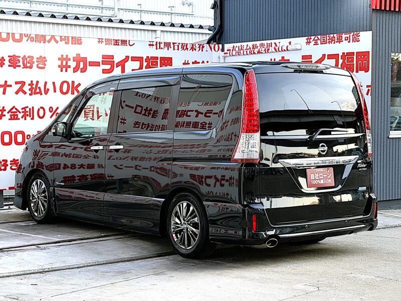 SERENA セレナ ライダー ブラックライン S-HYBRID アドバンスドセーフティーパッケージ"後期型"【特別仕様車】【カスタム】