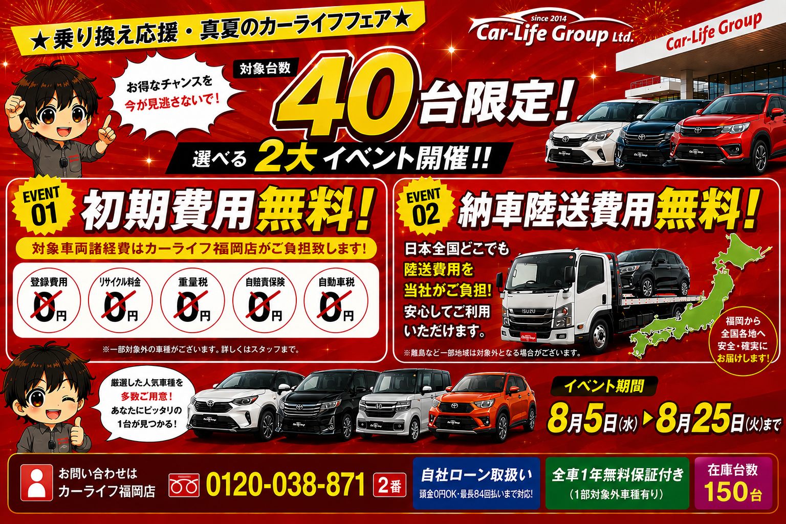  自分には買えないって、諦めてました。でもカーライフの自社ローンならいつでも誰でも「買いたい」を叶えられます