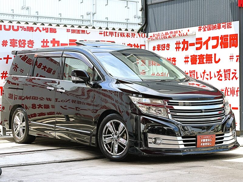 ELGRAND エルグランド ライダー 白本革シート仕様パワーシート【特別仕様車】【車検2年付】