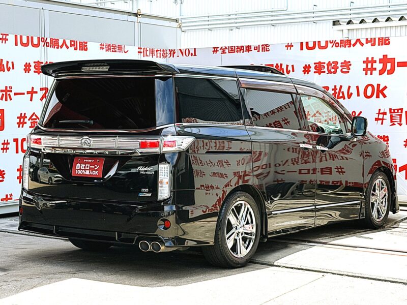 ELGRAND エルグランド ライダー 白本革シート仕様パワーシート【特別仕様車】【車検2年付】