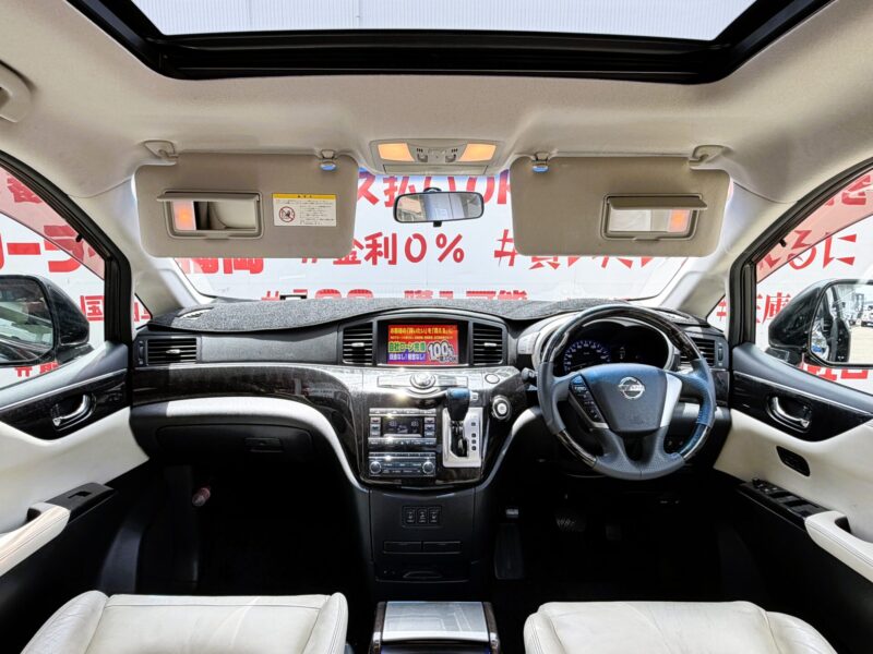 ELGRAND エルグランド ライダー 白本革シート仕様パワーシート【特別仕様車】【車検2年付】