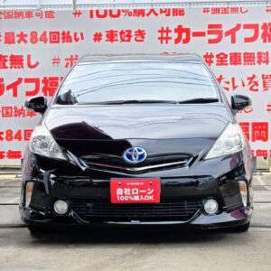 PRIUSα　プリウスα　Ｓチューンブラック　【総合評価優良車】【特別仕様車】【カスタム】【車検２年付】