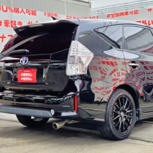 PRIUSα　プリウスα　Ｓチューンブラック　【総合評価優良車】【特別仕様車】【カスタム】【車検２年付】