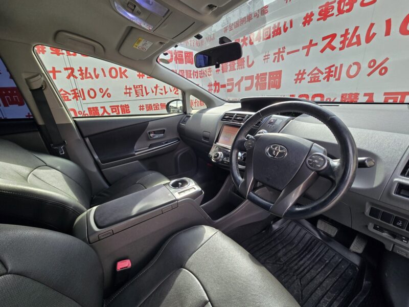 PRIUSα プリウスα Sチューンブラック 【総合評価優良車】【特別仕様車】【カスタム】【車検2年付】